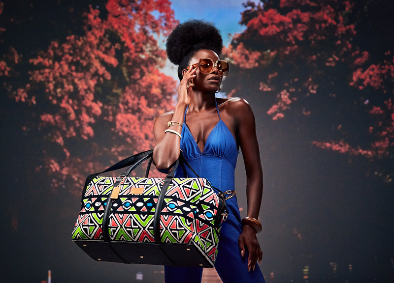 FUNKY BLUE Sac Voyage Grand Modèle